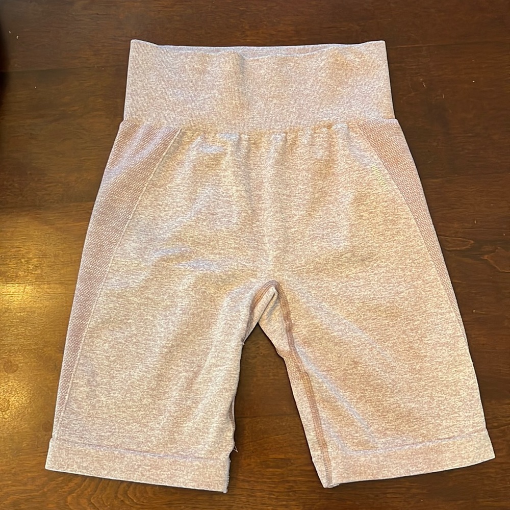 Gymshark Flex Cycling Shorts Sz.Small - Purple Marl/Gray